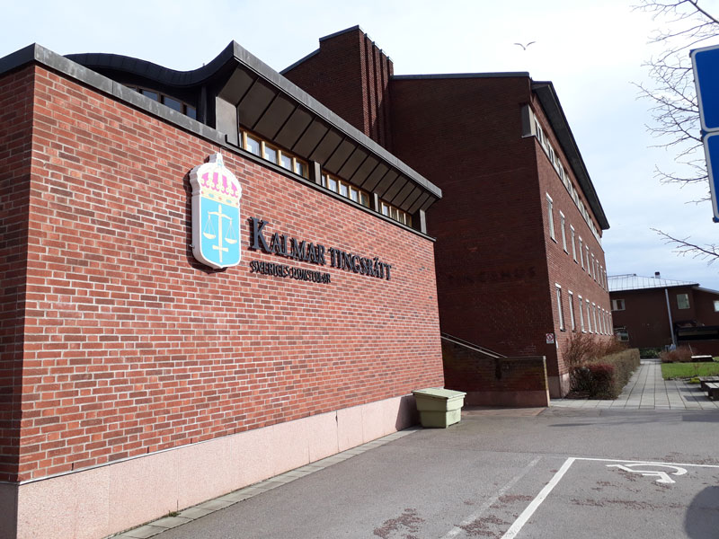 Kalmar tingsrätt. Foto: Anton Lindskog.