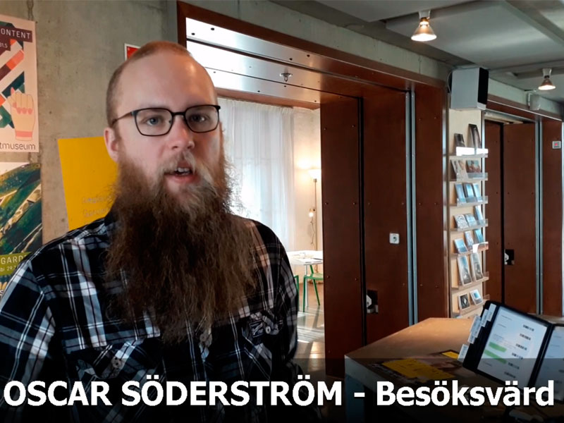 Bild på besöksvärden på konstmuseet