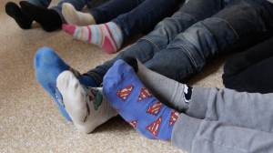 Små sockar på små fötter