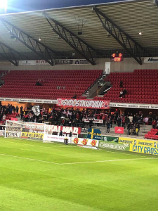 Kalmar FF fans på läktaren