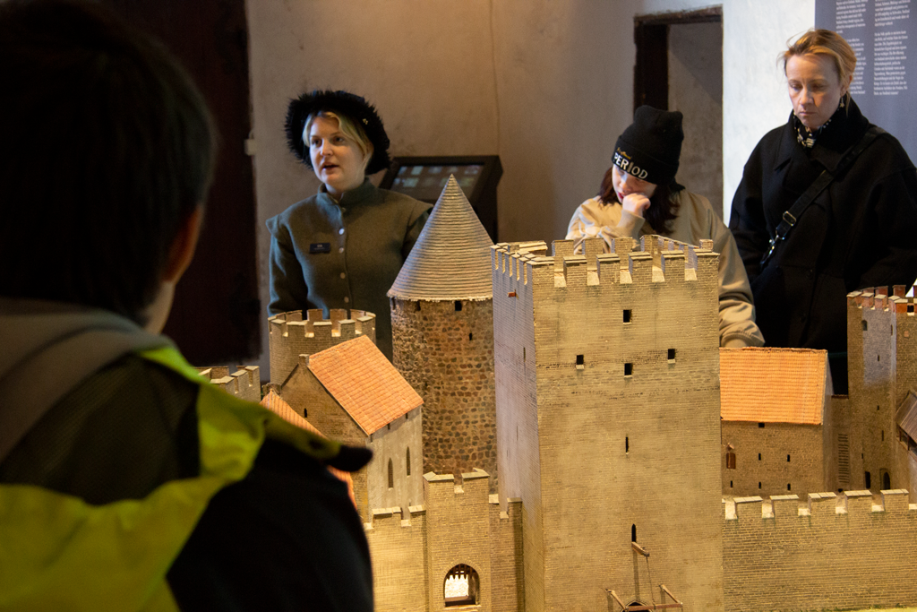 Miniatyr över Kalmar Slott.