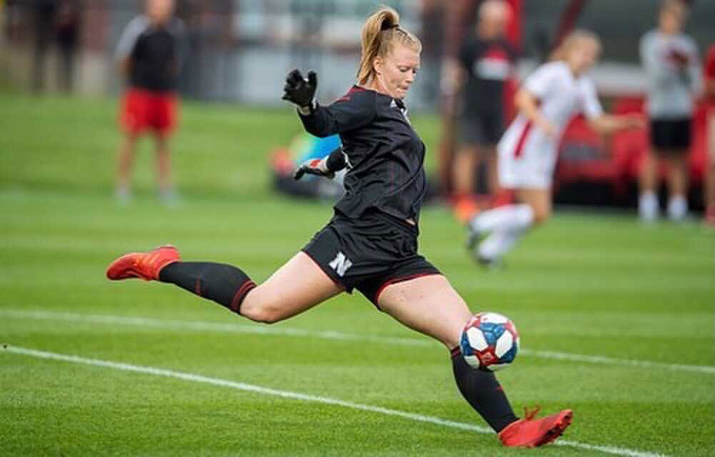 Aubrei Corder i målet