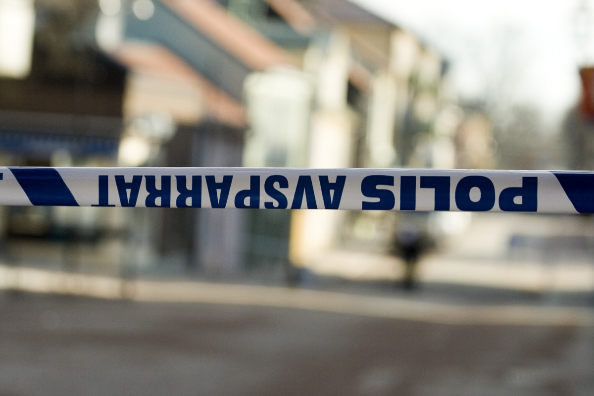 en polisavspärrning