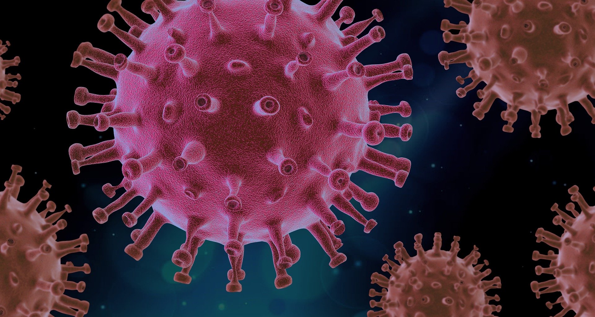 Animerad bild på coronavirus