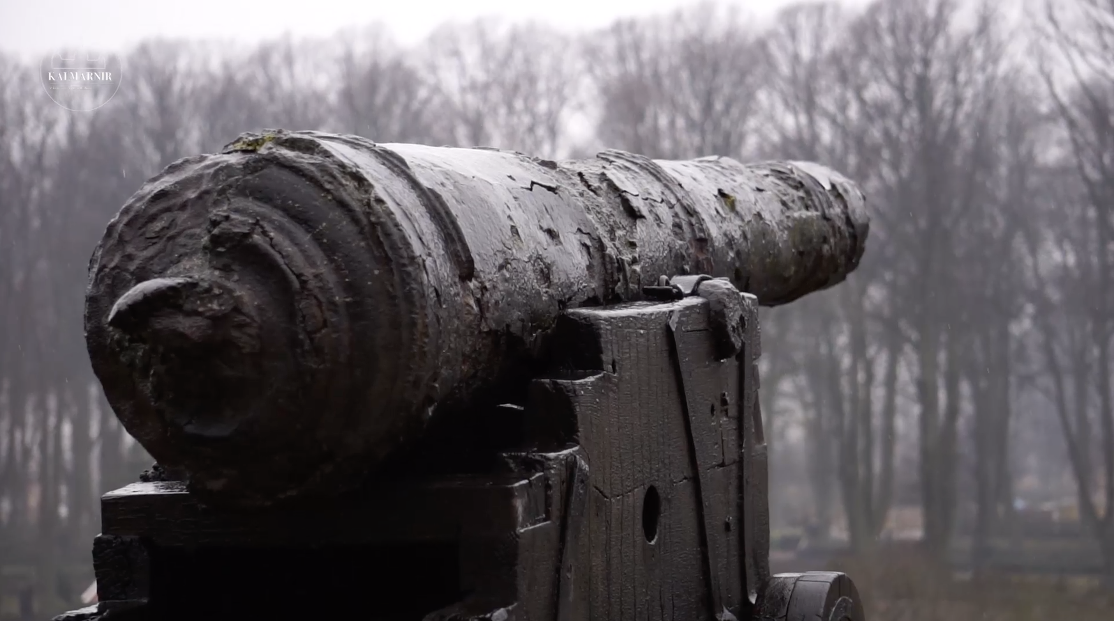 En kanon från regalskeppet Nyckeln. Foto: Ola Carlsson
