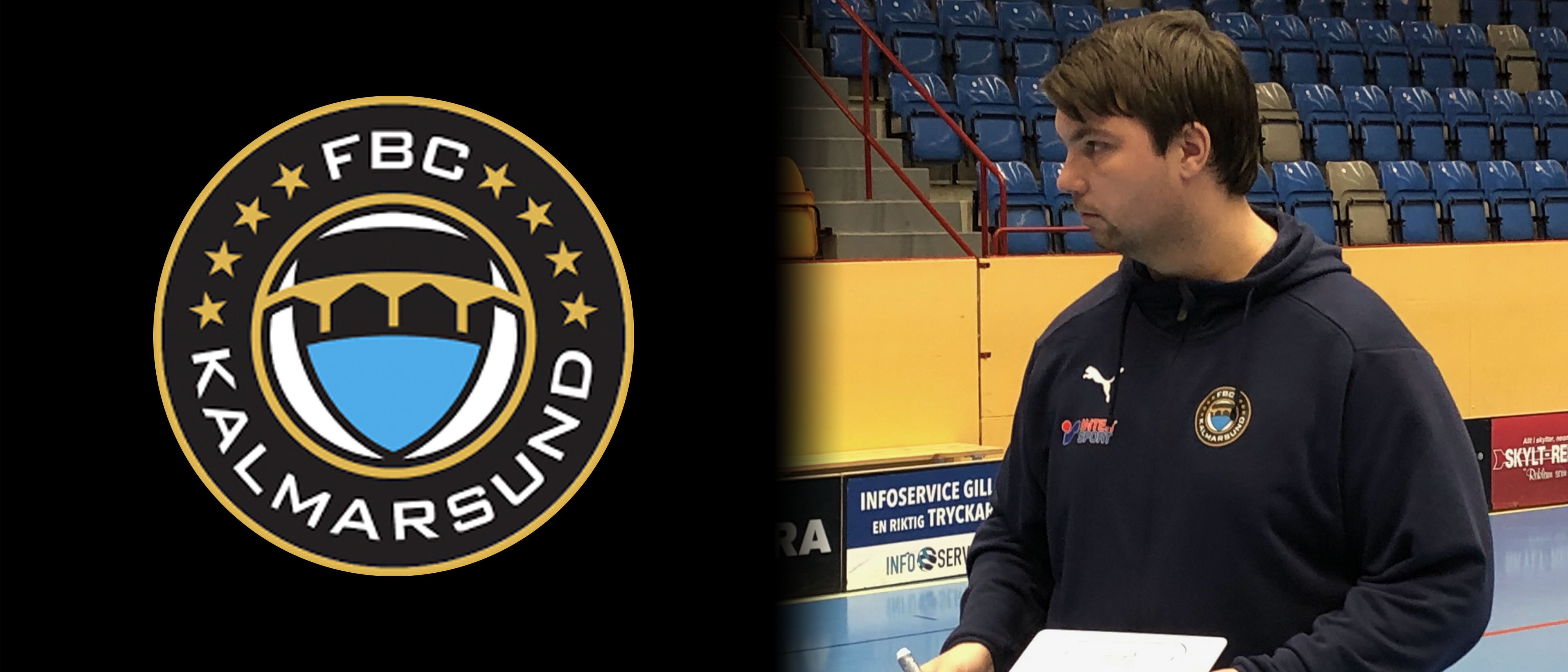 Fredrik Andersson assisterande tränare FBC Kalmarsund.