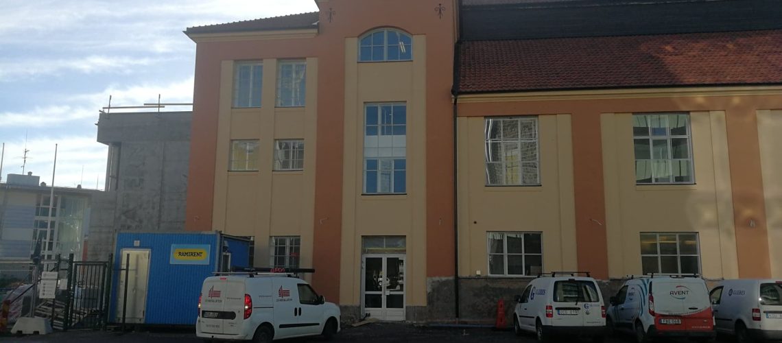 Byteatern renoveras för fullt. Foto: Simon Holm Stålhand