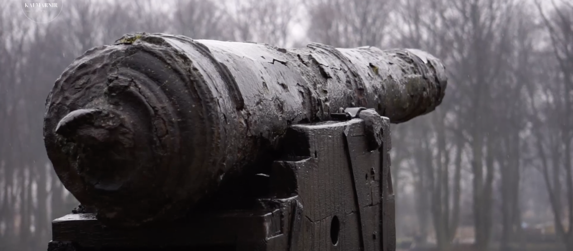 En kanon från regalskeppet Nyckeln. Foto: Ola Carlsson