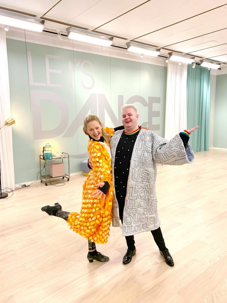 "Jag och fantastiska Maria Zimmerstam kommer bjuda på SHOW i årets Let's Dance" skriver han på sin instagram. FOTO: Privat