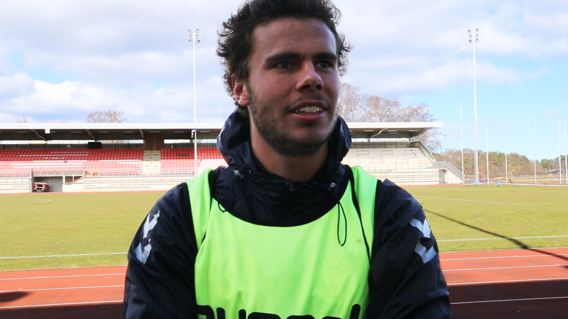 Herman Hallberg, mittfältare i Kalmar FF.