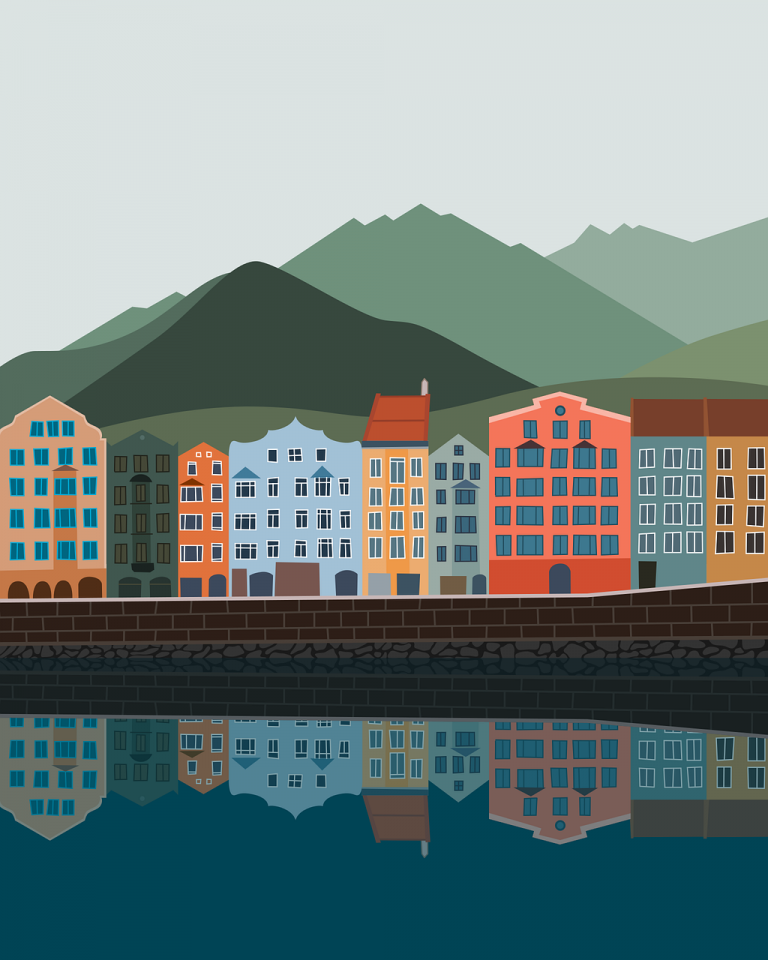 olika färger lägenhet