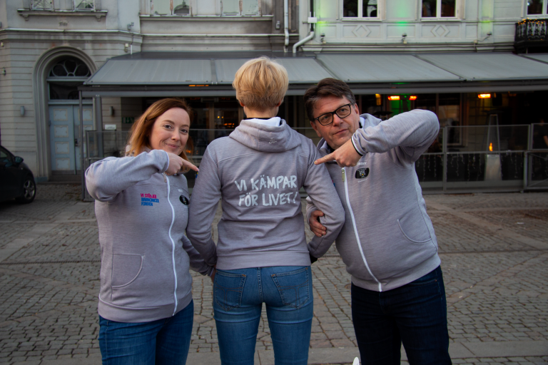 Maria Pettersson, Lotta Johansson och Tommy Valtersson. 