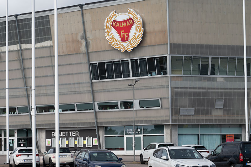 En bild på Kalmar FF:s hemmaarena Guldfågeln Arena