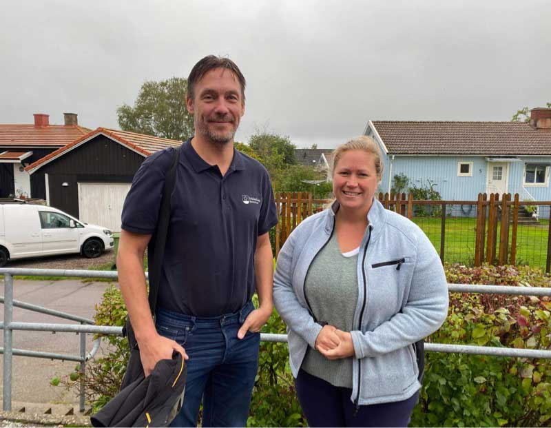 Peter Marklund, näringslivschef och Anna-Sara Nilsson, näringslivsutvecklare i Mörbylånga kommun.
