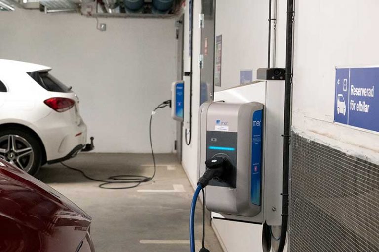 Laddplatser för elbilar i Kalmar