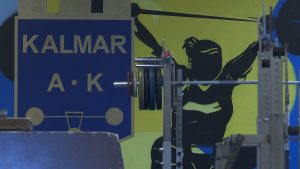 Tyngdlyftning på Moas gym