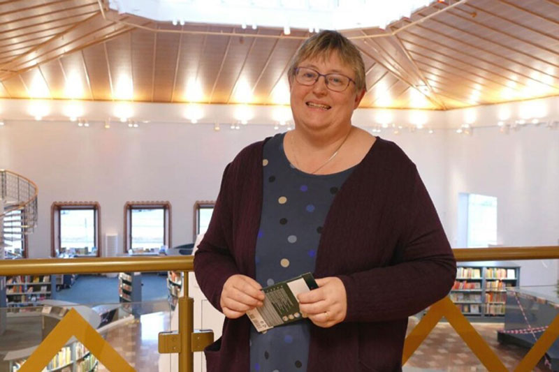 Bibliotekschefen Christina Johansson
