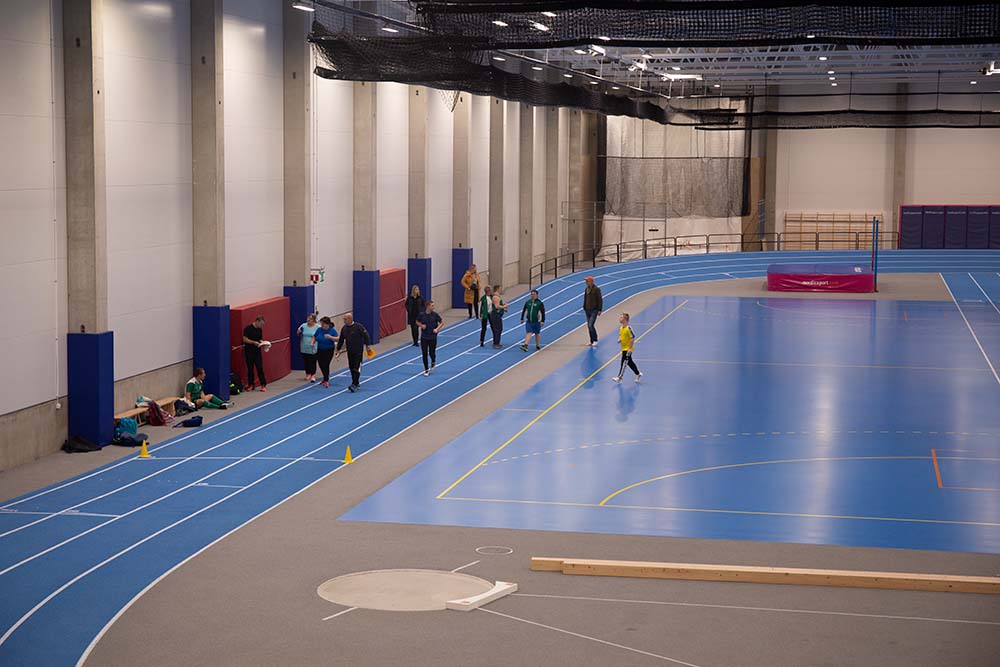 Överblick på idrottshall