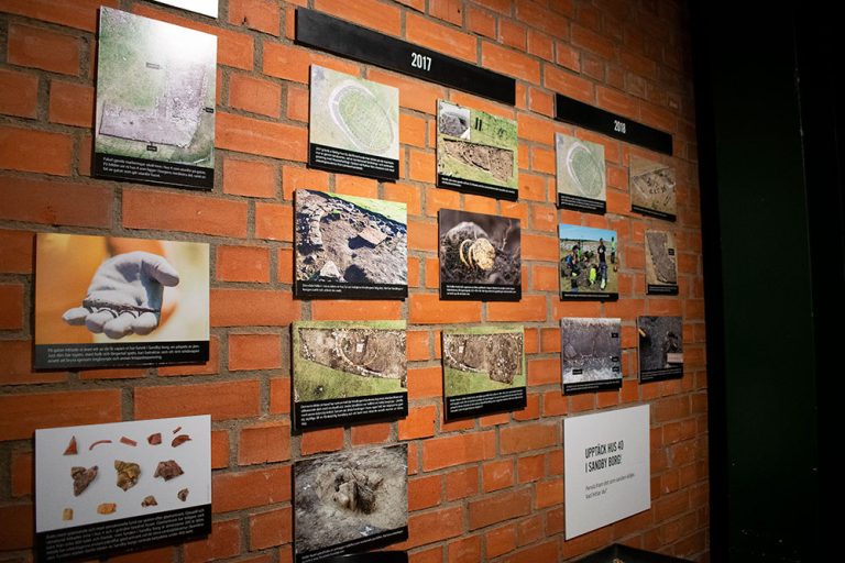 En del av utställningen