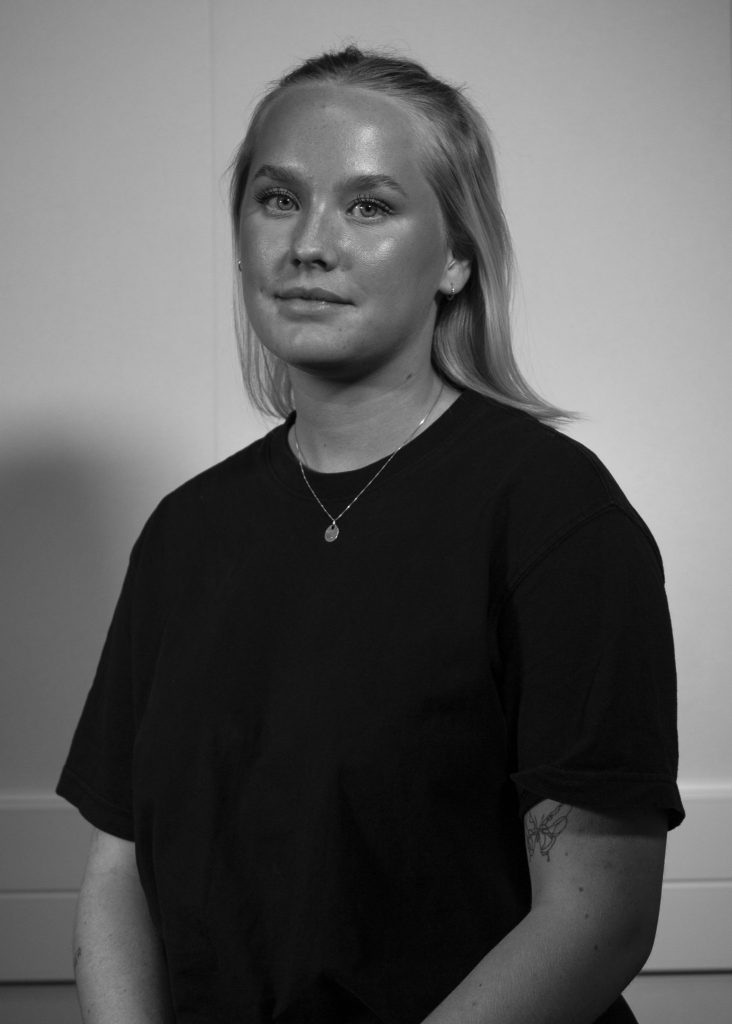 Reporter Moa Andersson