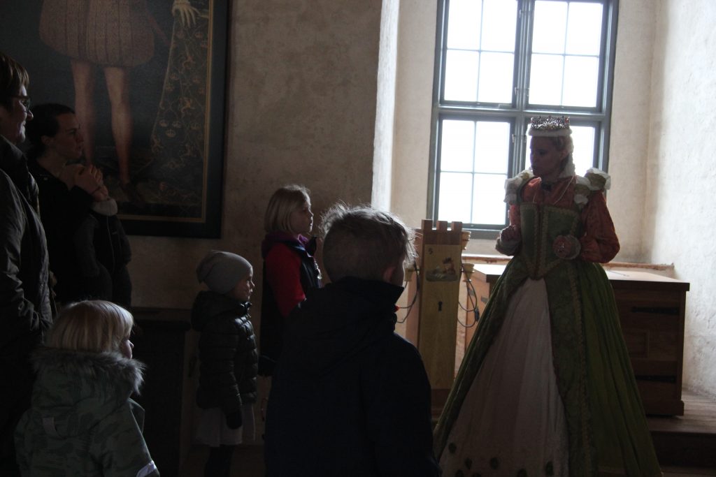 Prinsessguidning på Kalmar slott.