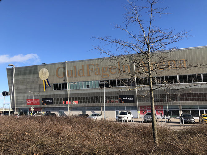 Guldfågel Arena vid Hansa City i Kalmar.