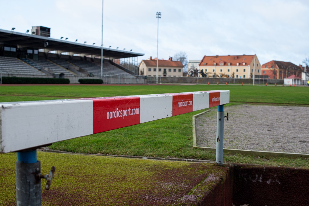 Blick över Fredrikskans över vattenhinder.