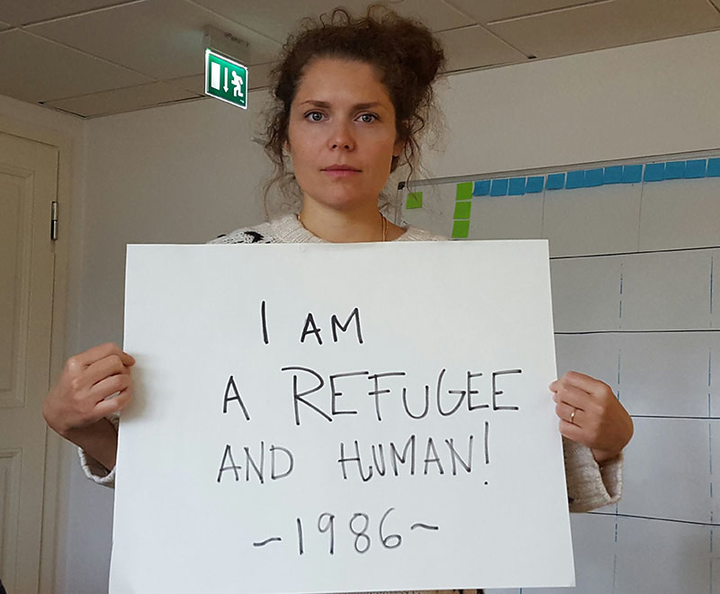 Ett plakat med årtalet 1986 och texten